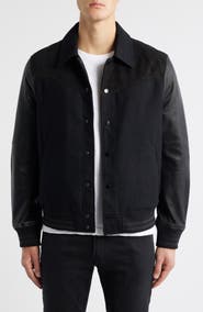 AllSaints Endleton Contrast Bomber Jacket