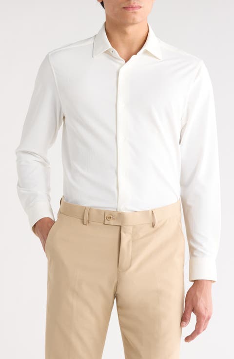 Slim Fit Performance 4-Way Stretch Dress Shirt