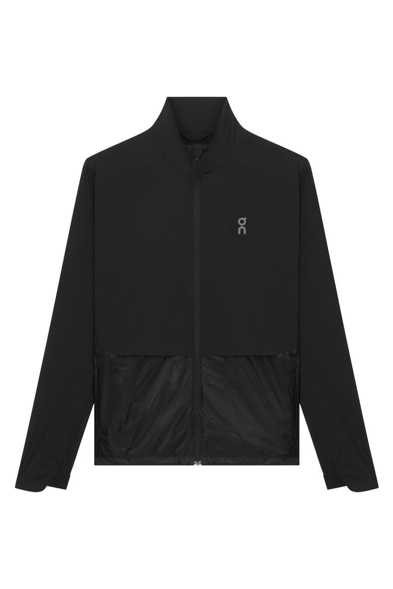 Weather Water Repellent Packable Hooded Jacket, Alternate, color, BLACK