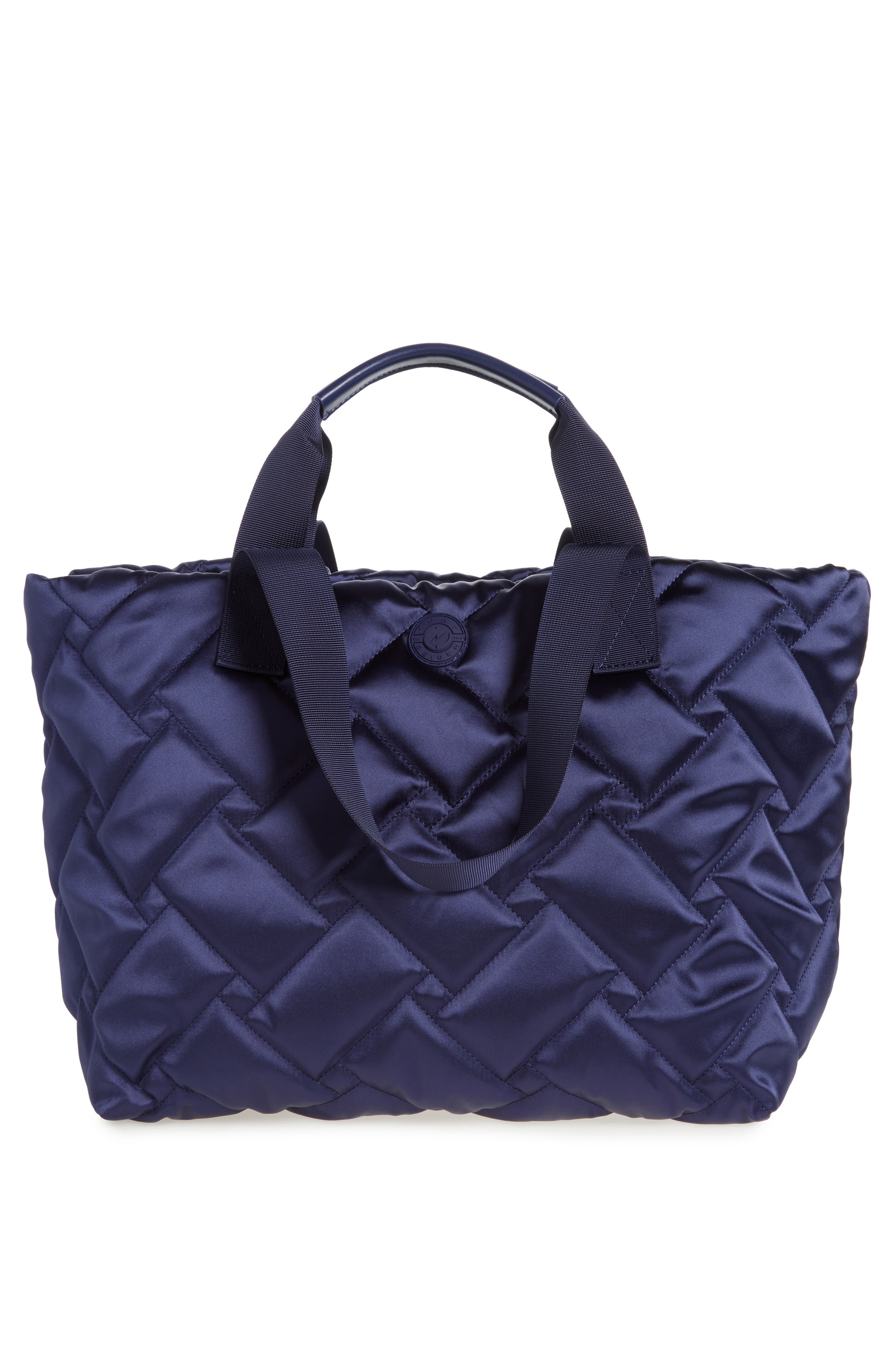 Kurt Geiger London Recycled Polyester Quilted Shopper Bag, Alternate, color, 