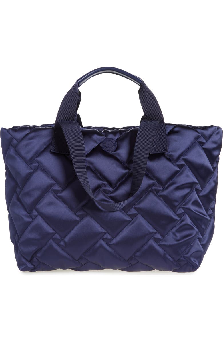 Kurt Geiger London Recycled Polyester Quilted Shopper Bag, Alternate, color,