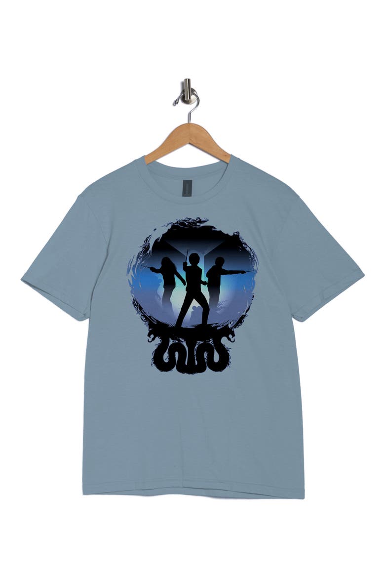 Harry Potter The Golden Trio Graphic T-Shirt, Alternate, color, LIGHT BLUE