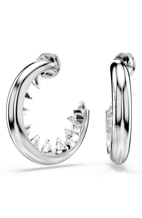 Sublima Crystal Hoop Earrings