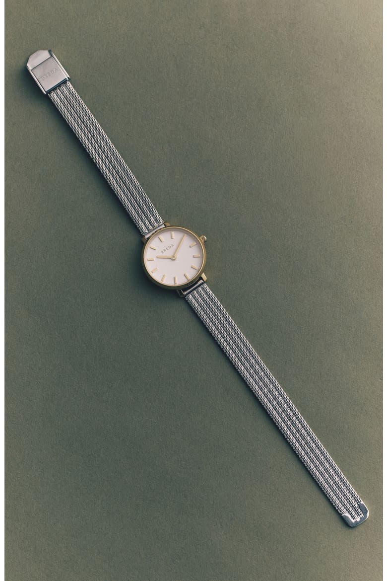 Beverly Mesh Strap Watch, 25mm, Alternate, color, TWO-TONE