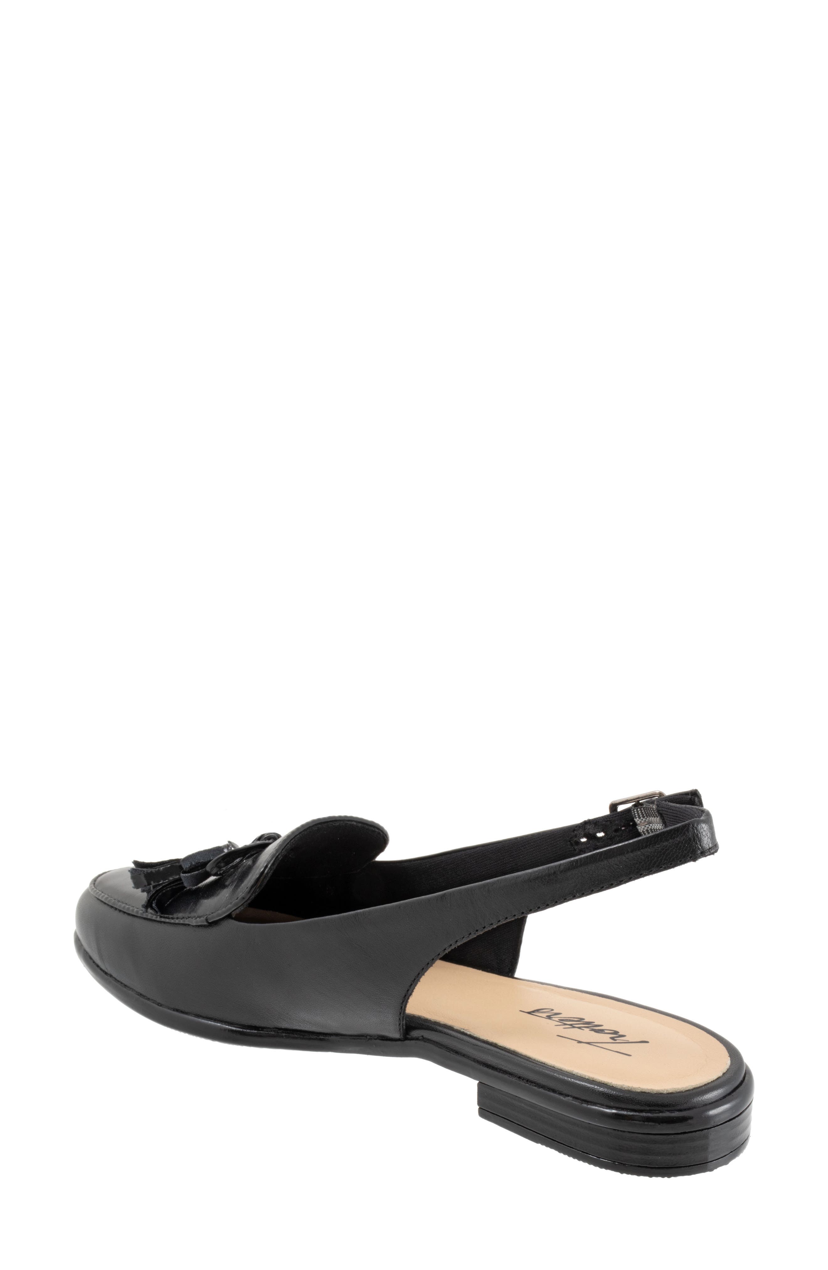 Trotters Lillie Slingback Loafer, Alternate, color, Black