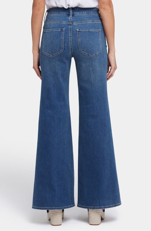 Nydj Mia Palazzo High Waist Flare Jeans In Valencia Surf