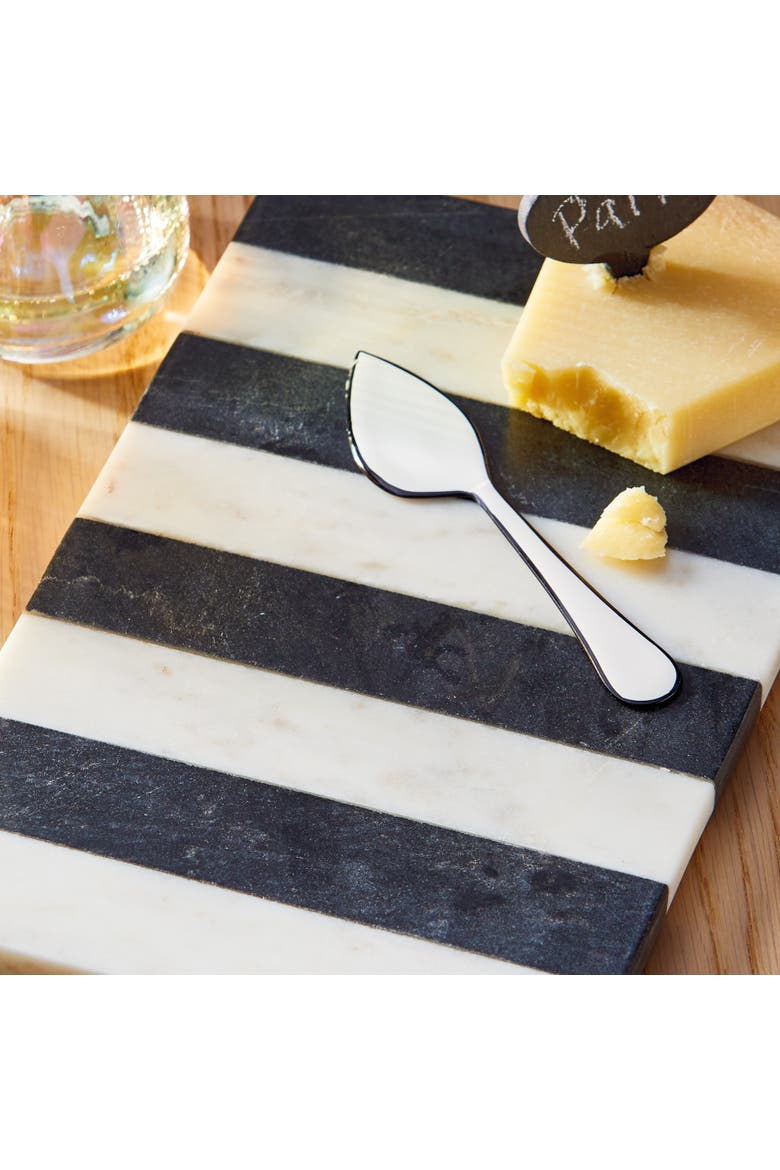 Striped Marble Board Black Multi Marble Everyday, Alternate, color, Black
