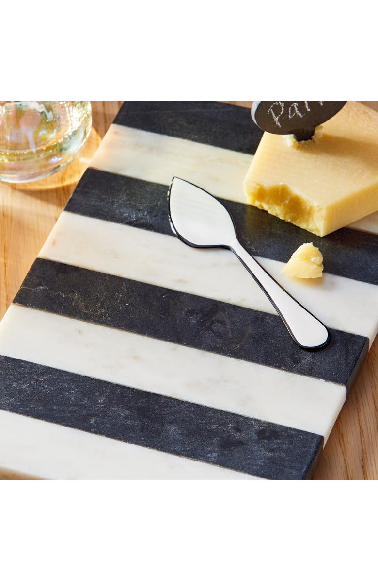 tag Striped Marble Board Black Multi Marble Everyday, Alternate, color, Black