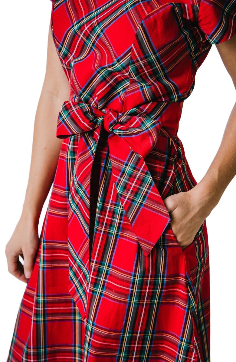 Hope & Henry Women's Organic Short Sleeve A-Line Dress, Alternate, color,