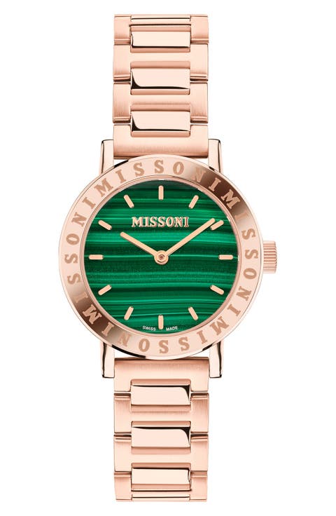 M2 Lucky Stones Bracelet Watch, 34mm