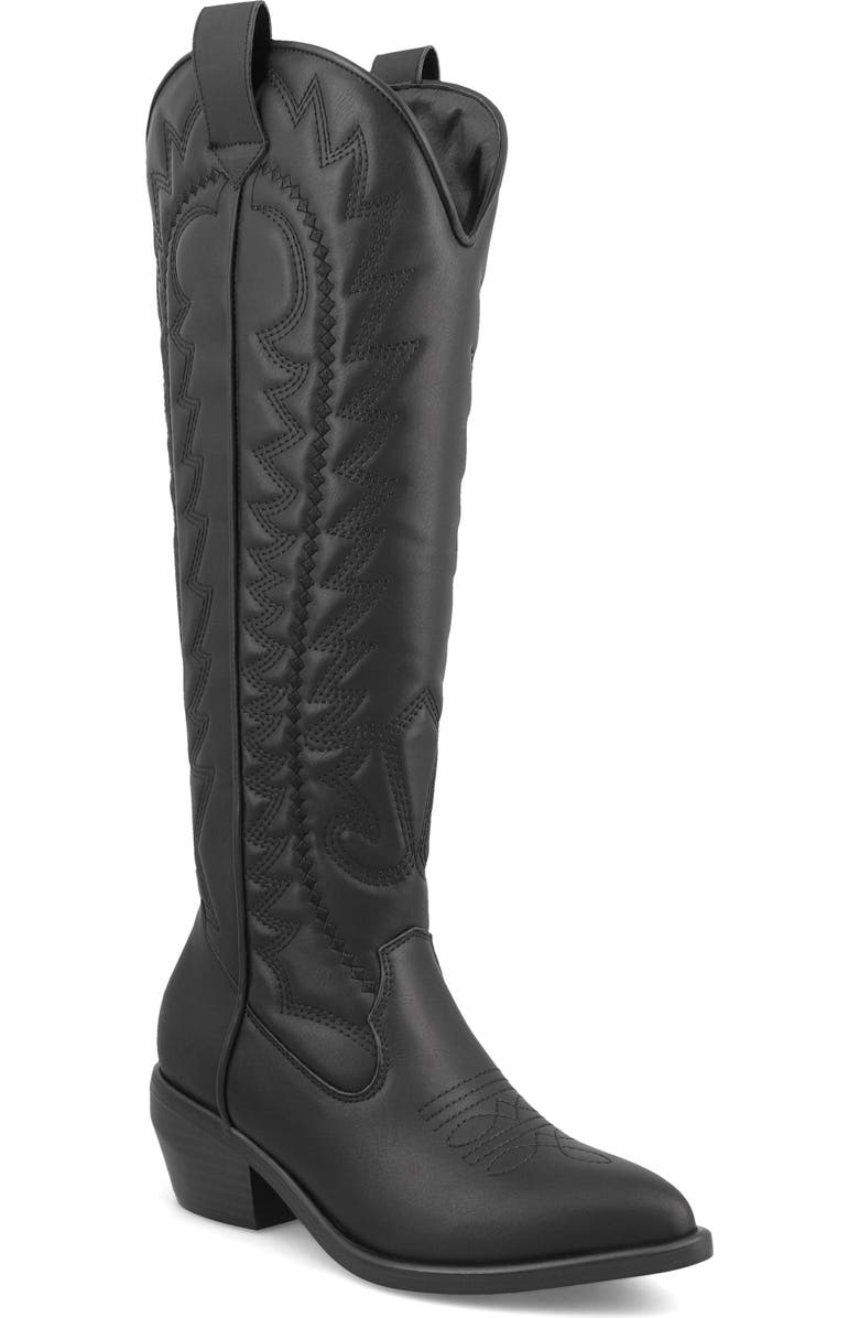MIA Locklyn Tall Boot, Main, color, Black