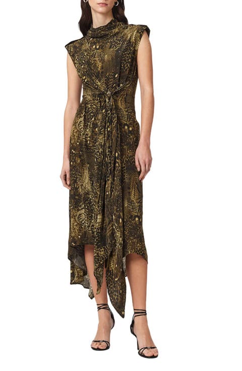Persia Knotted Asymmetric Dress