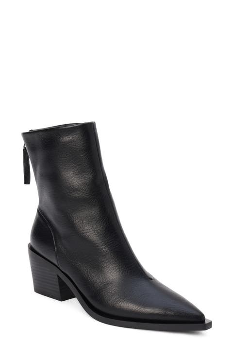 Matteo Croc Embossed Faux Leather Boot