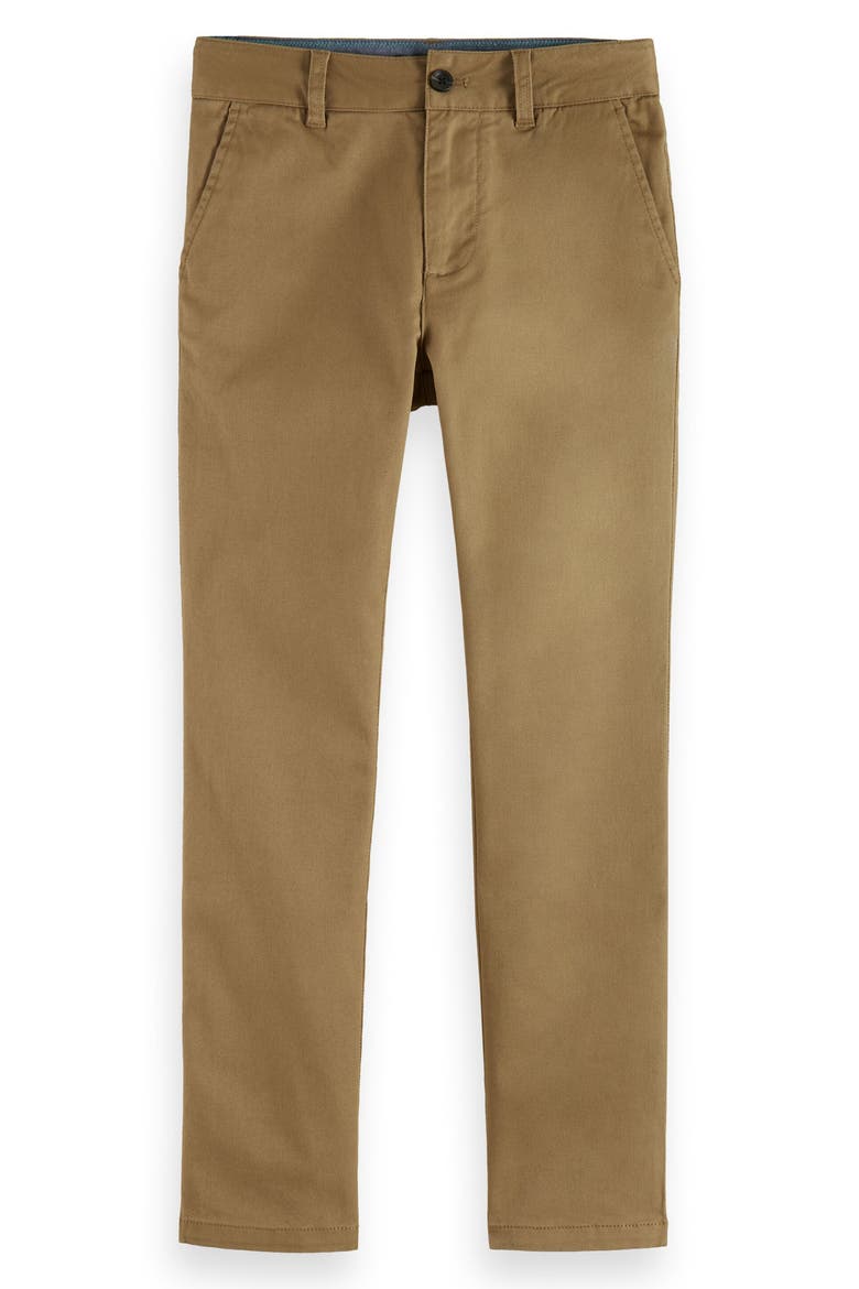 Kids' Straight Leg Twill Chinos, Main, color, JOURNAL SAND