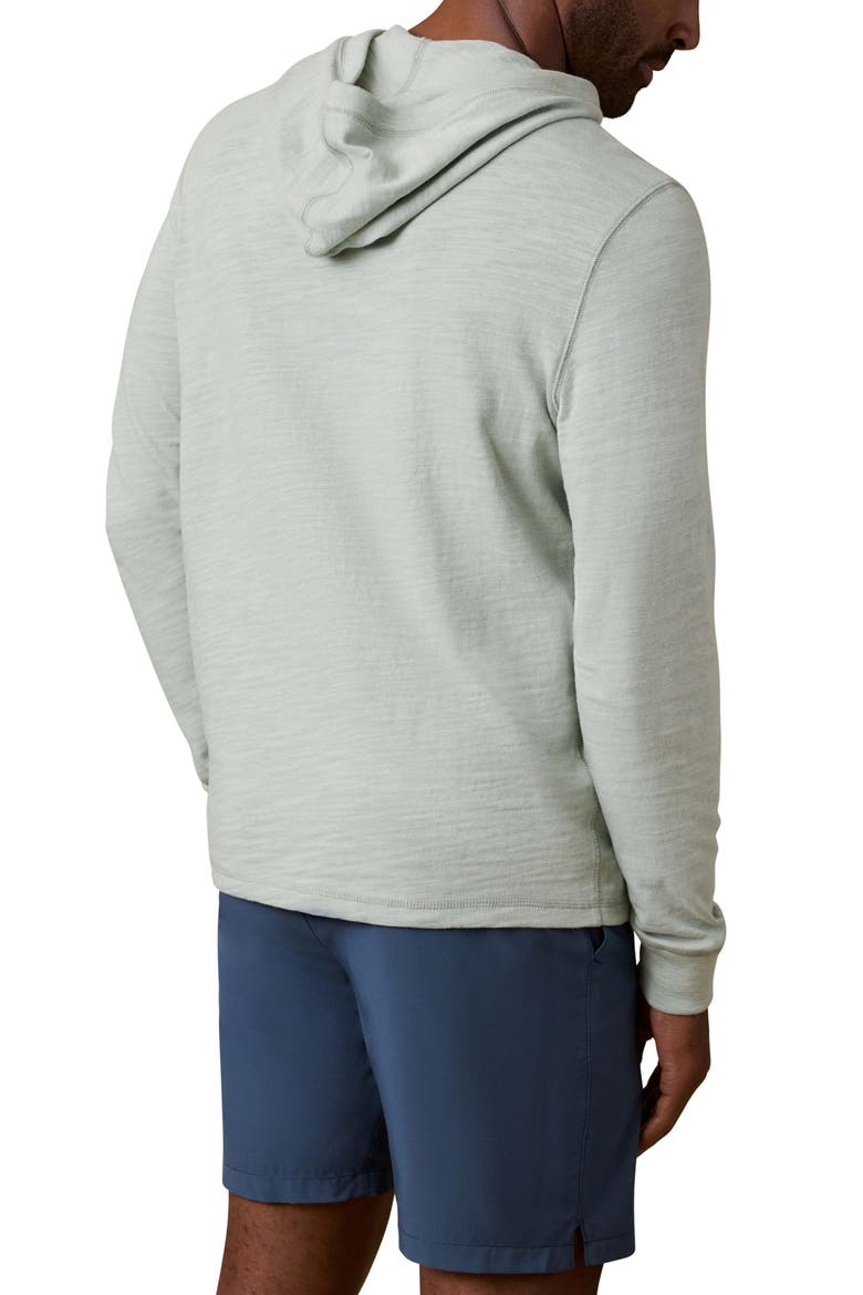 Sunwashed Organic Cotton Slub Hoodie, Alternate, color, SEA BREAK