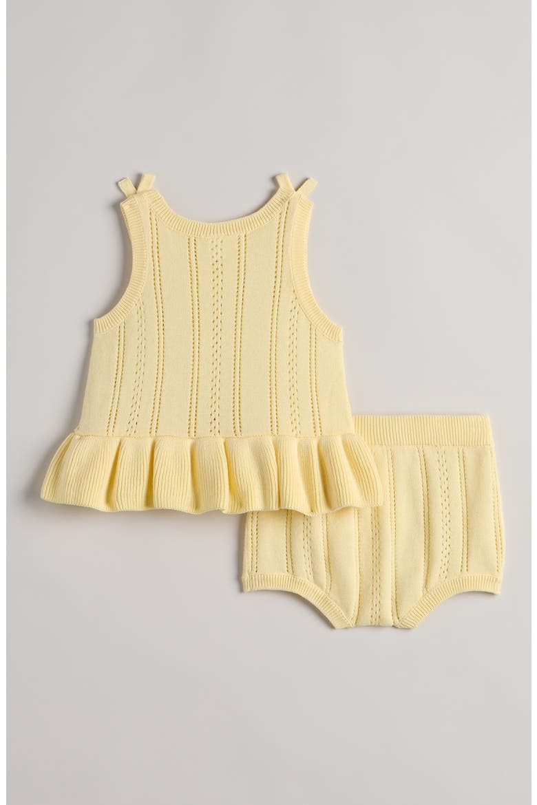 Sweater Tank & Shorts Set, Alternate, color, YELLOW CLOVER