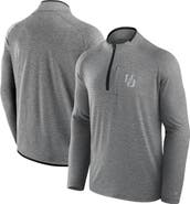 FANATICS Men's Fanatics Black Oregon Ducks Mock Neck Half-Zip Pullover Jacket
