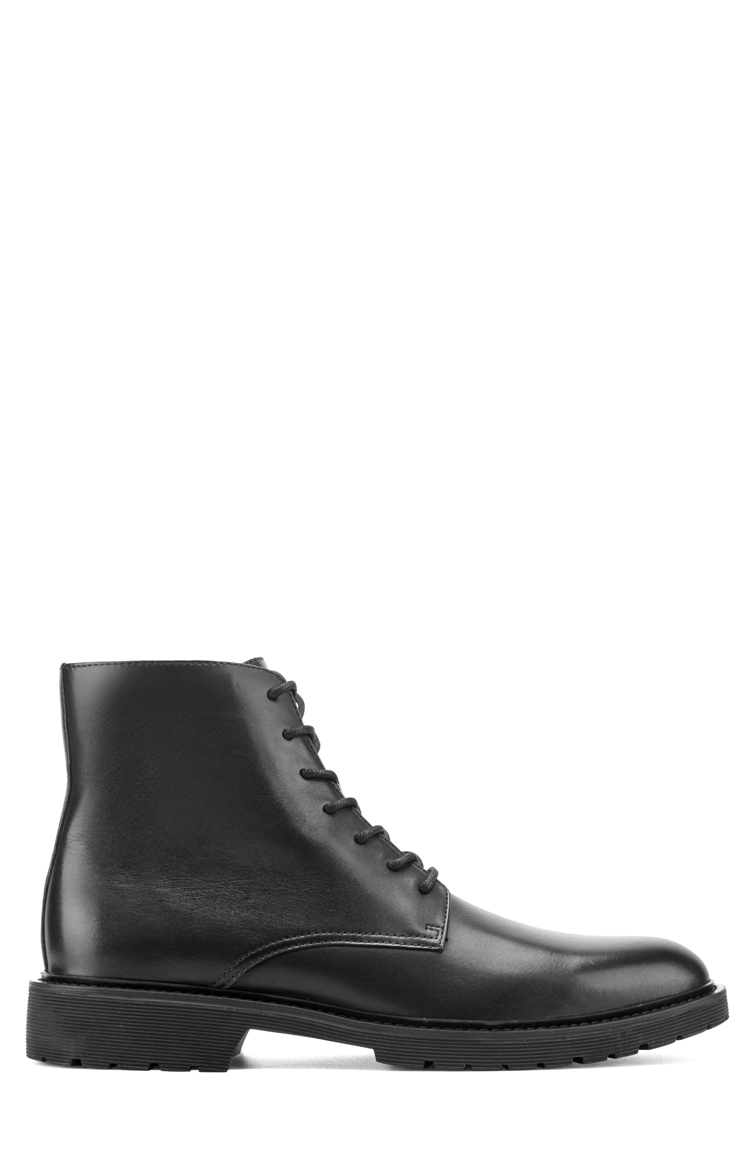 Dismon Leather Boot, Alternate, color, BLACK NAPPA LEATHER