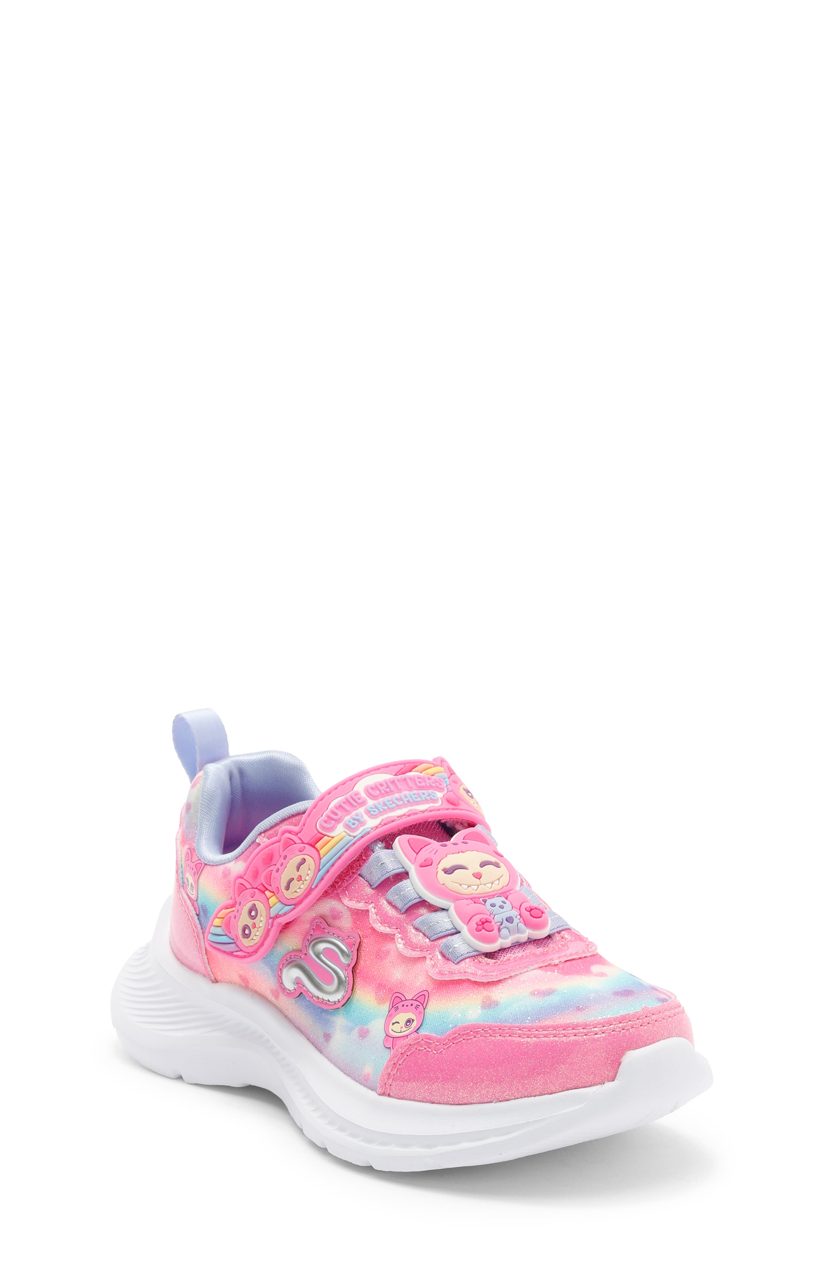 SKECHERS Kids' Jumpsters Sneaker, Main, color, Pink Multi