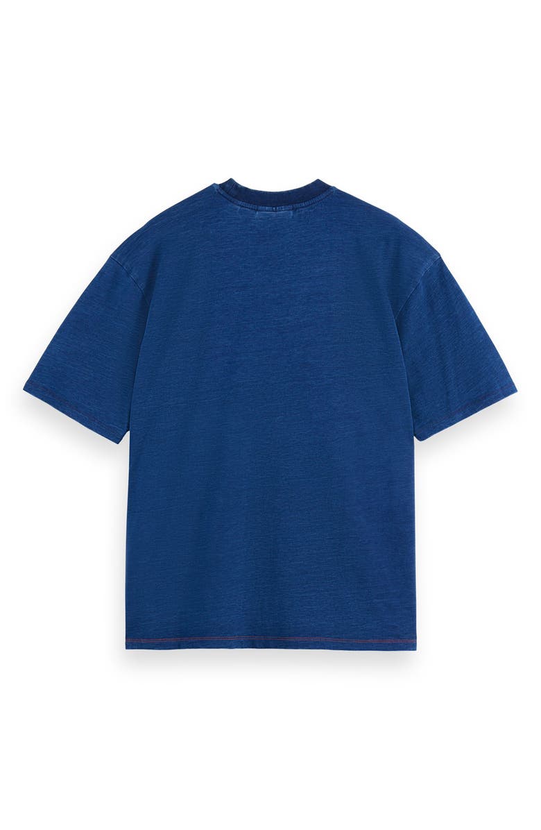 Scotch & Soda Washed Indigo One-Pocket T-Shirt, Alternate, color, Washed Indigo