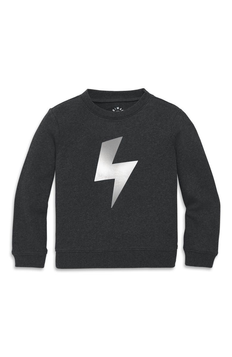 Primary Graphic Sweatshirt, Main, color, Charcoal Silver Star