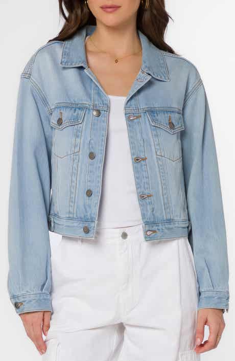 Jones Oversize Crop Denim Jacket