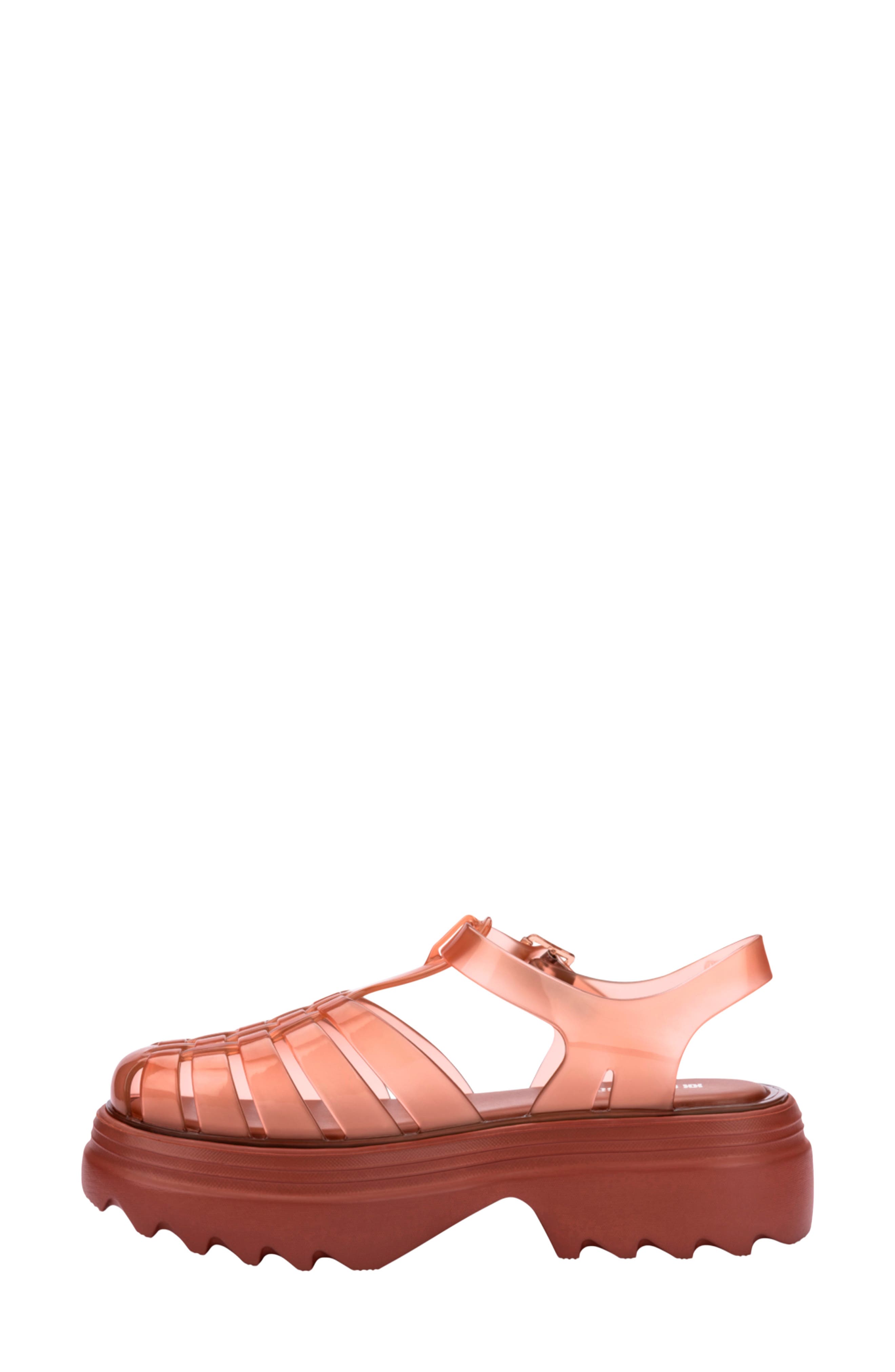 Possession Platform II Sandal, Alternate, color, TRANSPARENT BROWN