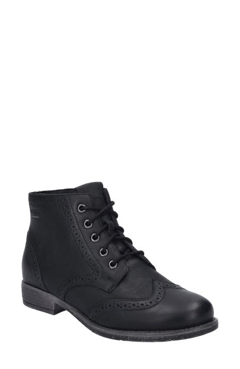 Leather ankle boots womens sale hotsell