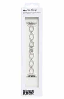 NORDSTROM RACK Pavé Crystal Link Apple Watch® Watchband