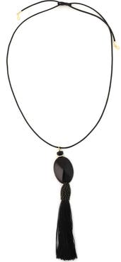 Panacea Stone Tassel Pendant Necklace
