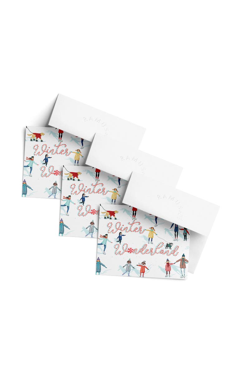 Ramus & Co Winter/Holiday Greeting Card Pack Sets (3 ct) Winter Wonderland, Main, color, Multi-Pack
