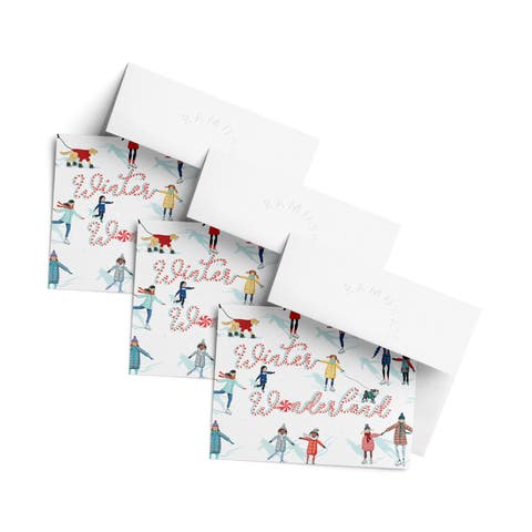 Winter/Holiday Greeting Card Pack Sets (3 ct) Winter Wonderland