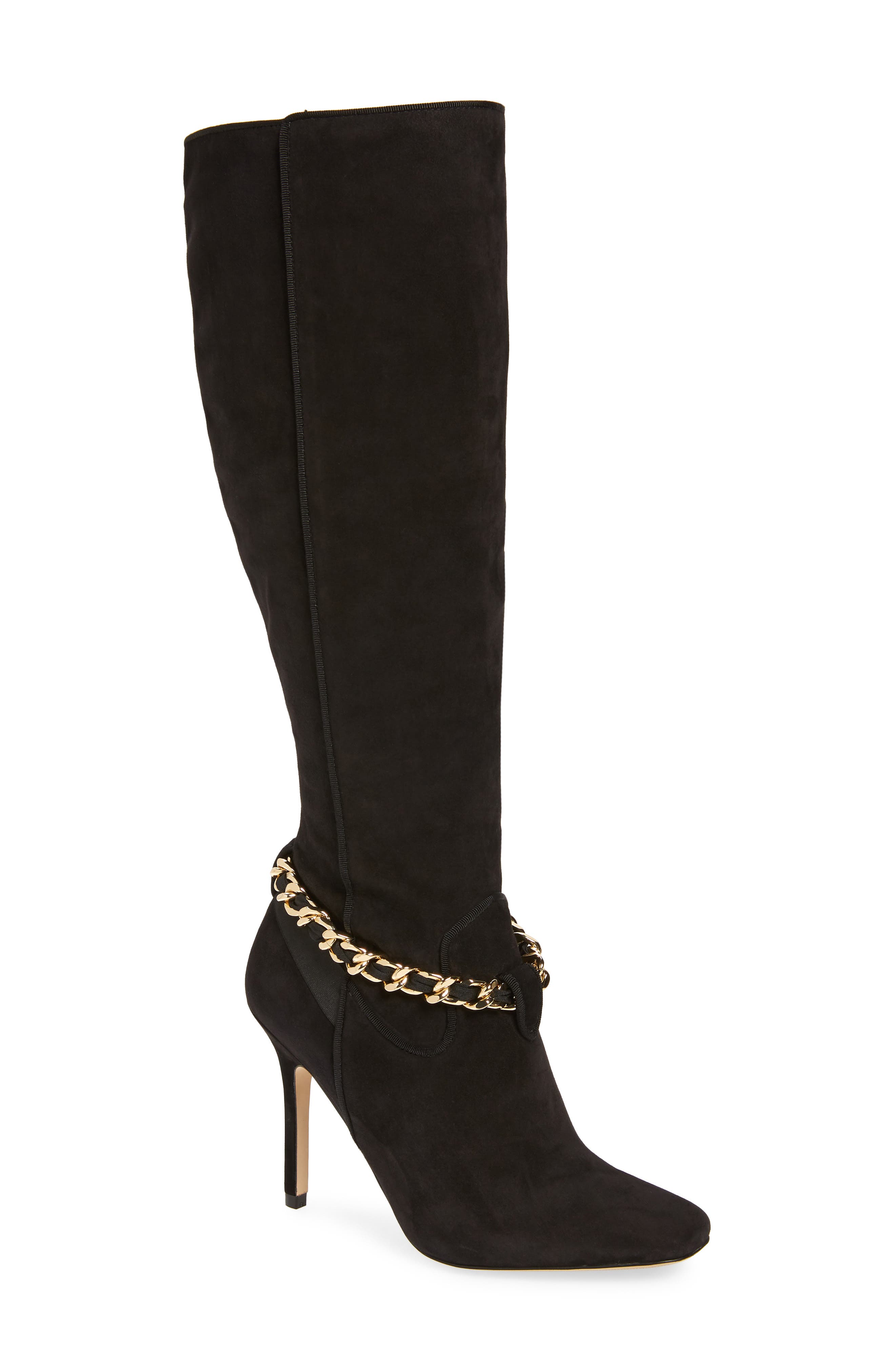 KARL LAGERFELD PARIS Maryam Knee High Boot, Main, color, 