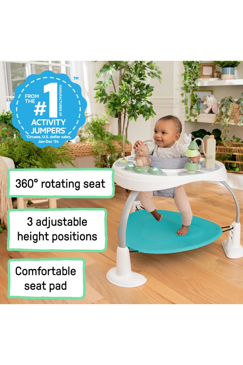 Spring & Sprout 3-in-1 Activity Jumper & Table, Alternate, color, MULTICOLORED