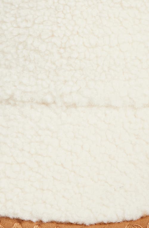 Ugg(r) Uggfluff Scalloped Faux Fur Bucket Hat In White