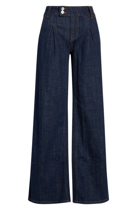 The Wanderer Polka Dot High Waist Wide Leg Jeans