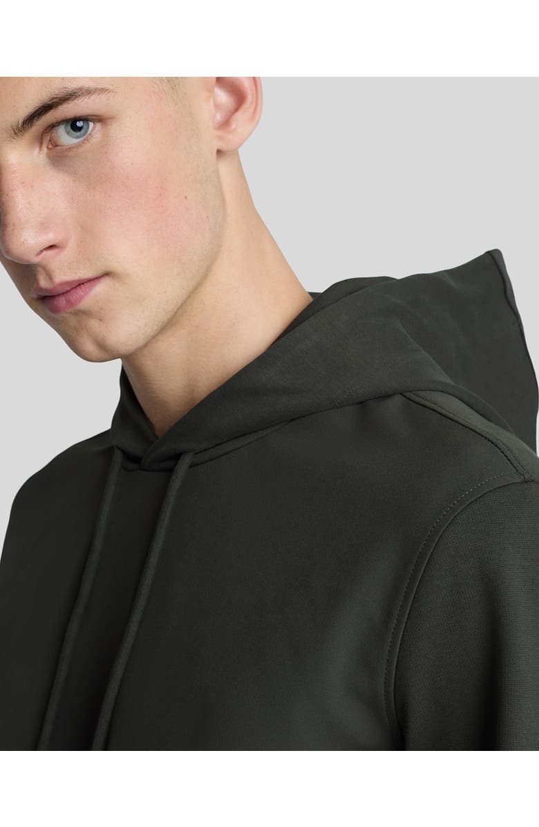 Lyle & Scott Softshell Hybrid Pullover Hoodie, Alternate, color, Gunmetal