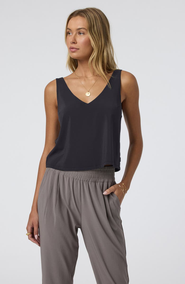 Vuori Villa Tank, Alternate, color, Black