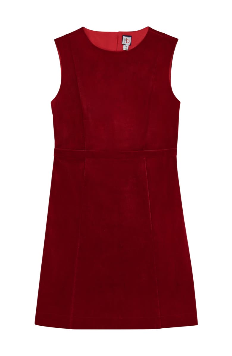 Busy Bees Victoria A Line Shift Dress, Main, color, Red Velvet