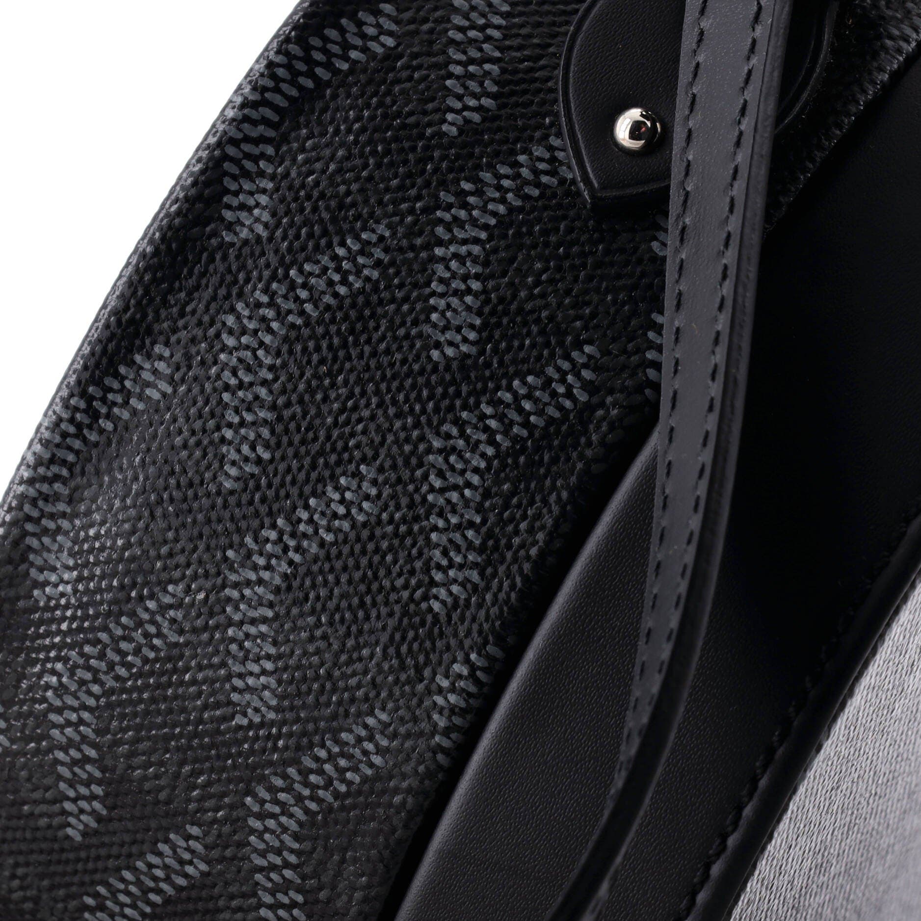Alto Hatbox Bag Coated Canvas, Alternate, color, Black