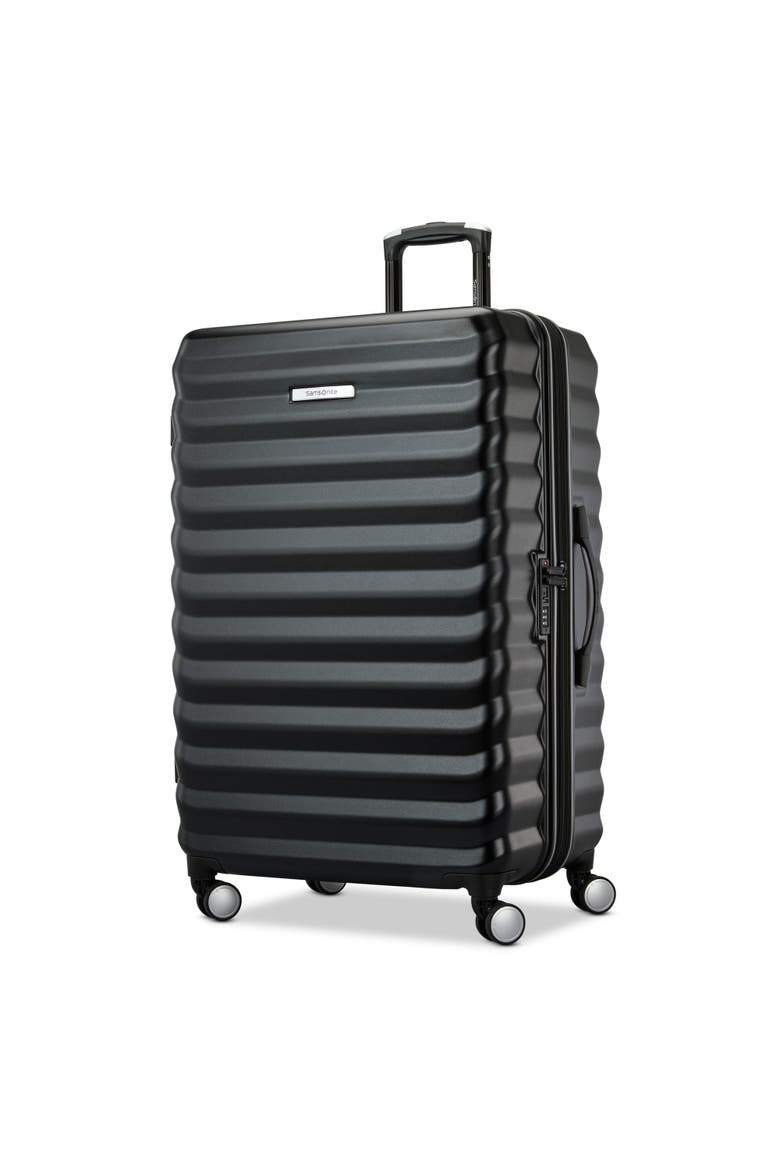 Element Hardside Expandable 2 Piece (21"/28") Luggage Set, Alternate, color, Alpine Black