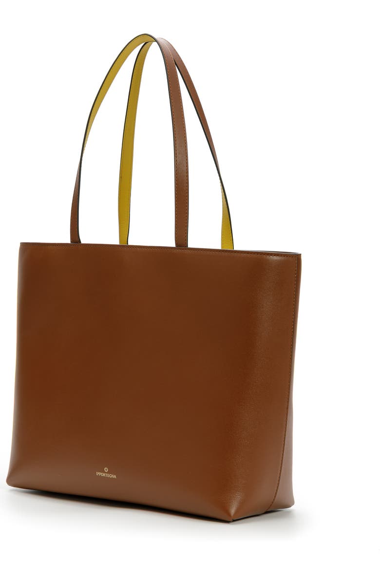 LA PORTEGNA Olivia Tote Vegetable Tanning, Alternate, color, Brown