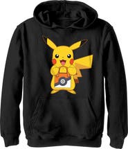 POKEMON Boy's Pokemon Halloween Trick or Treat Pikachu Pull Over Hoodie