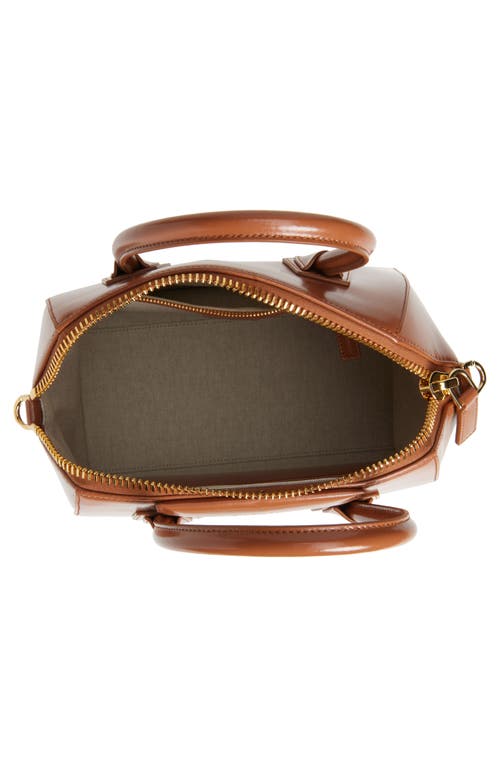 Givenchy Small Antigona Leather Satchel In Brown