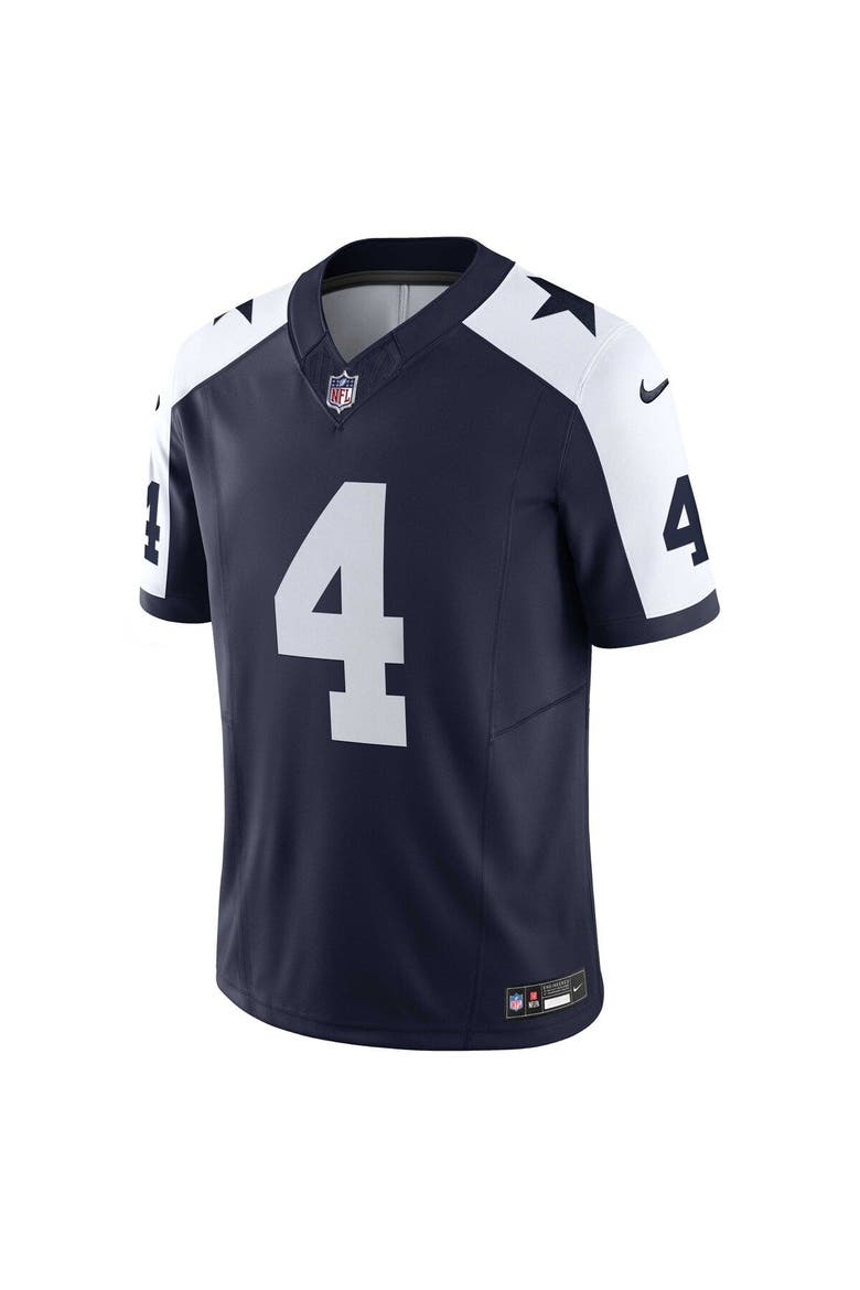 Men's Nike Dak Prescott Navy Dallas Cowboys Vapor F.U.S.E. Limited Jersey, Alternate, color, Navy