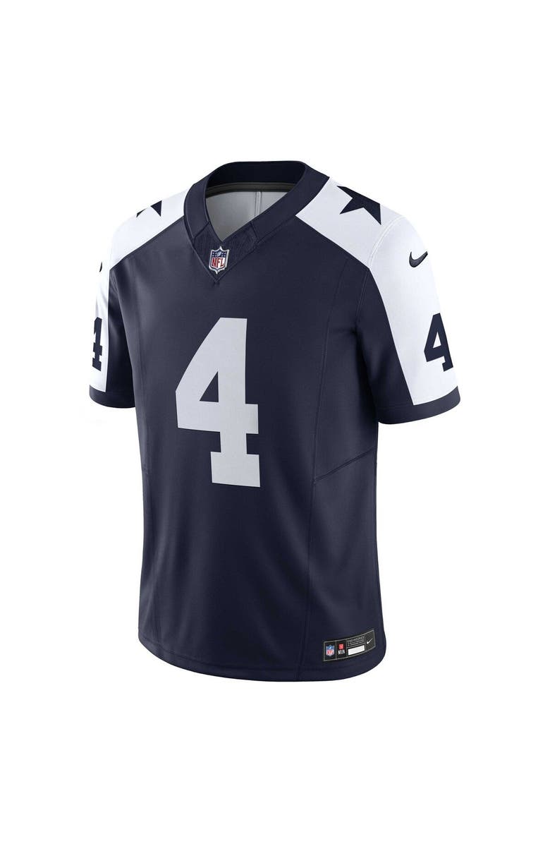 Nike Men's Nike Dak Prescott Navy Dallas Cowboys Vapor F.U.S.E. Limited Jersey, Alternate, color, Navy