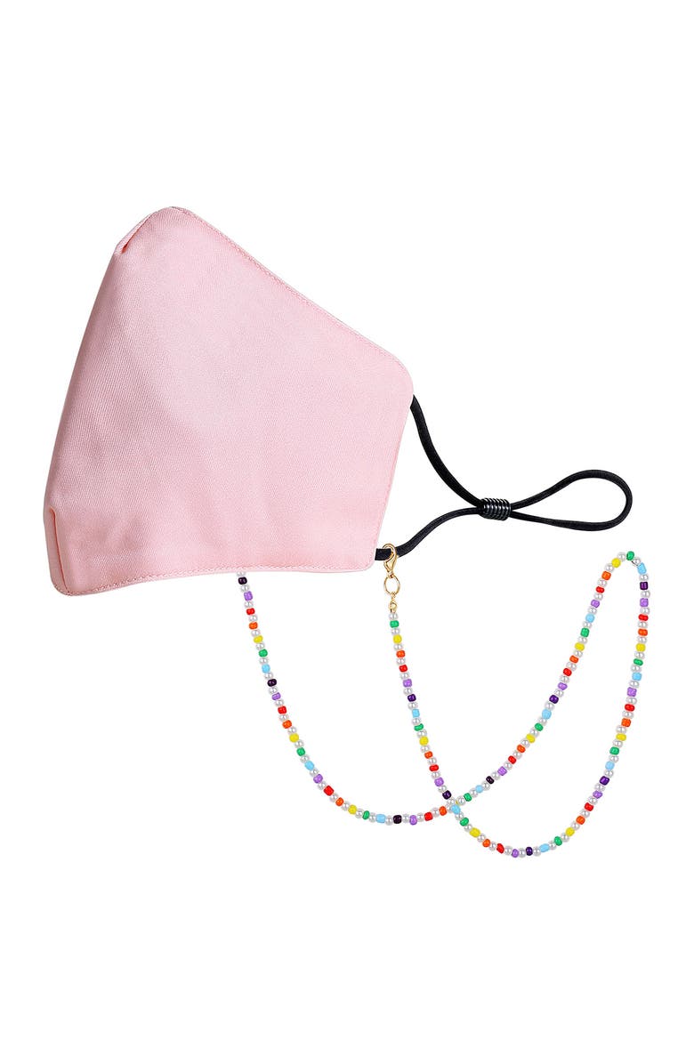 The Posh Tech Metallic and Rainbow Mask Chain, Alternate, color,