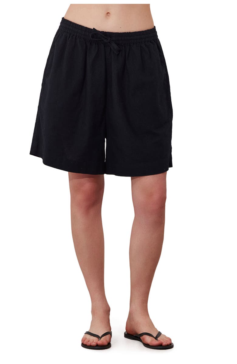 Gottex Beach Life Terra Bermuda Short Cover-Up, Main, color, Black
