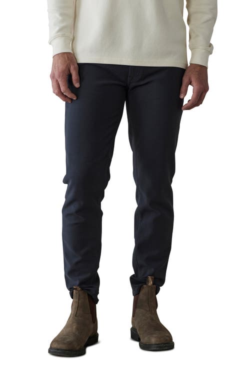 Comfort Terry Five-Pocket Tailored Fit Pants