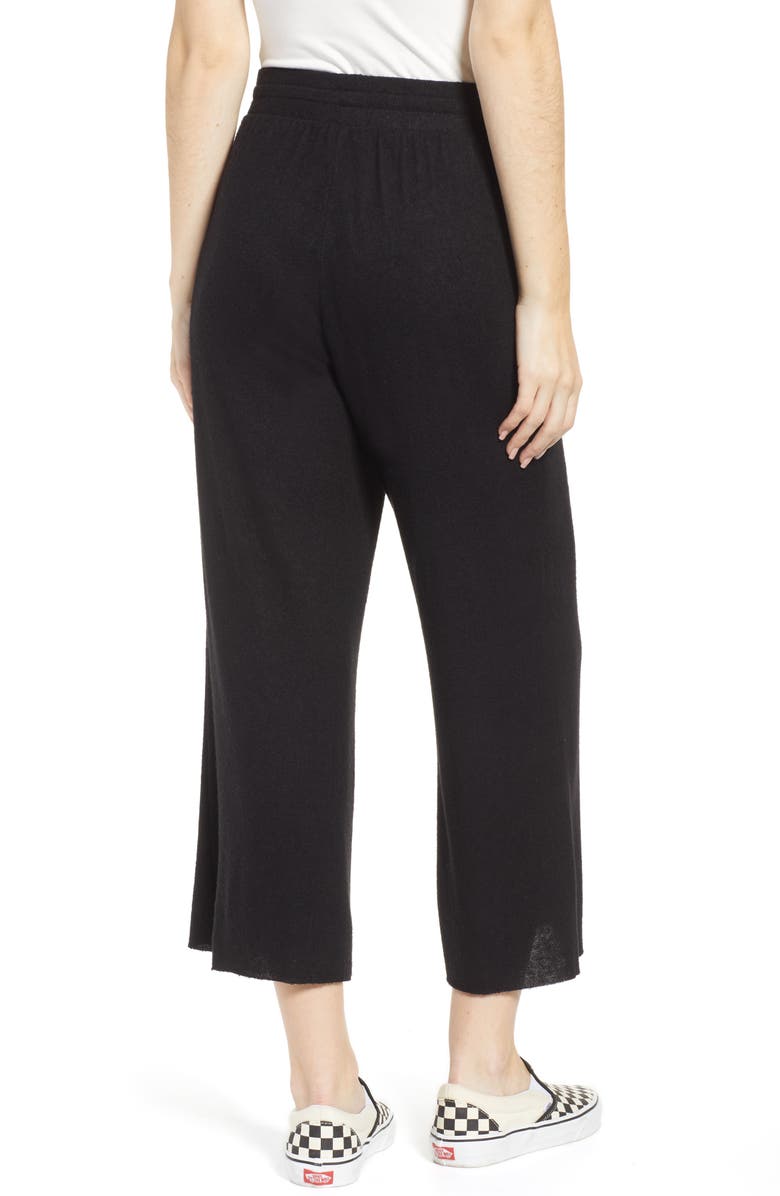 BP. Knit Crop Wide Leg Pants, Alternate, color,